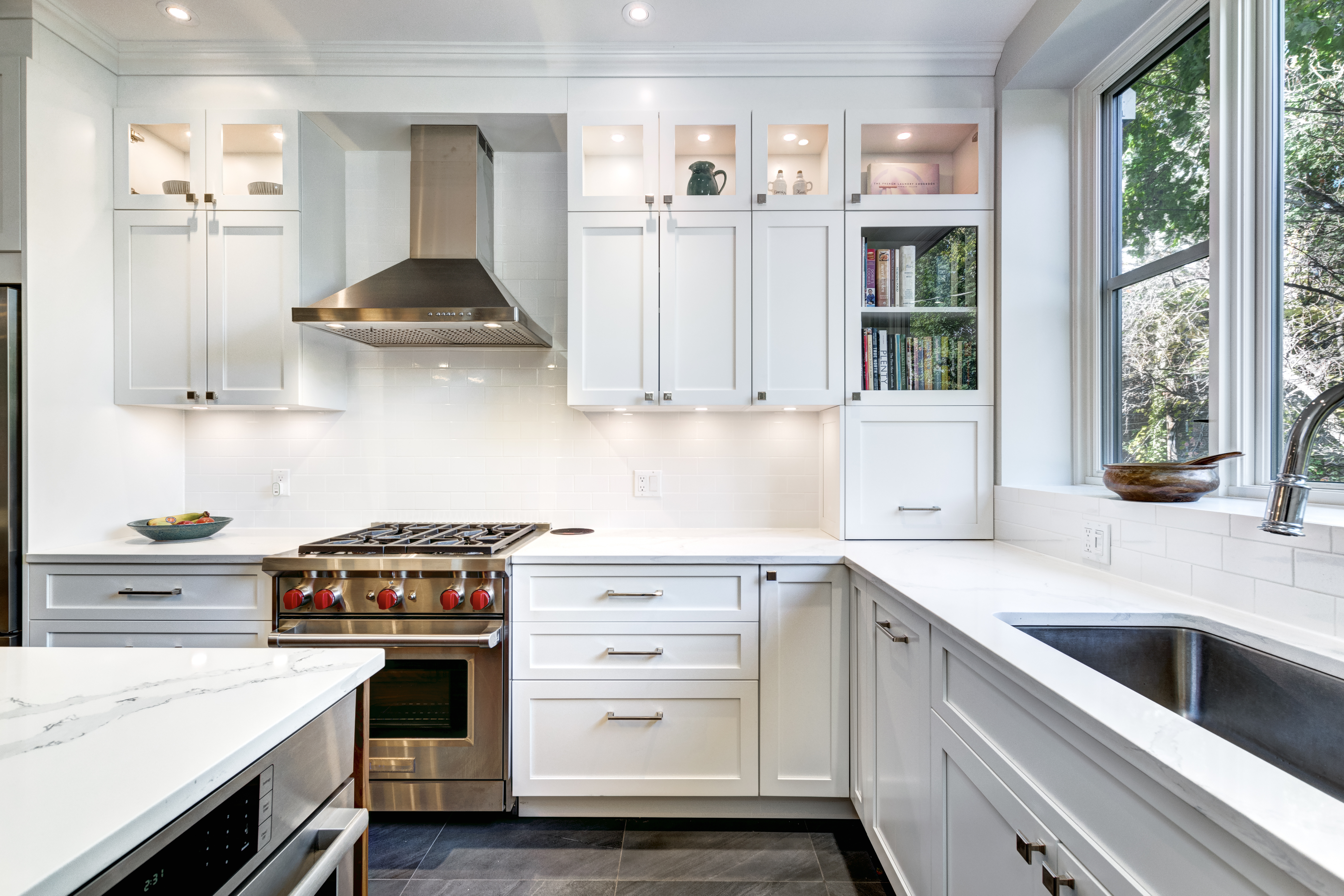 High-end cabinet installation details